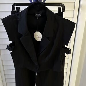 Milk and Honey Elegant Black 2 piece set Size L